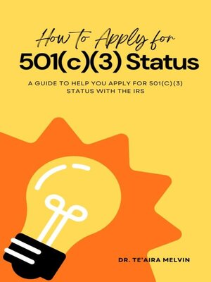 cover image of How to Apply for 501(c)(3) Status with the IRS